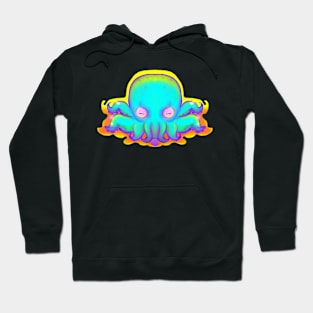 neon cuthulu Hoodie